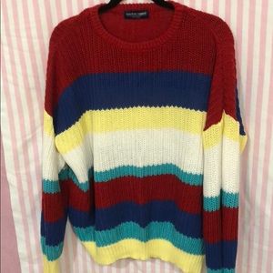 Multi stripe American apparel sweater